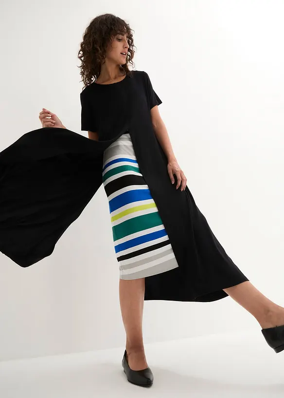 Robe en jersey viscose extensible, bonprix