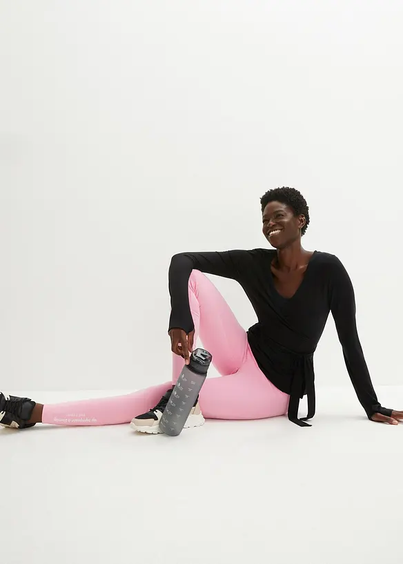 Gilet de sport cache-cœur, bonprix