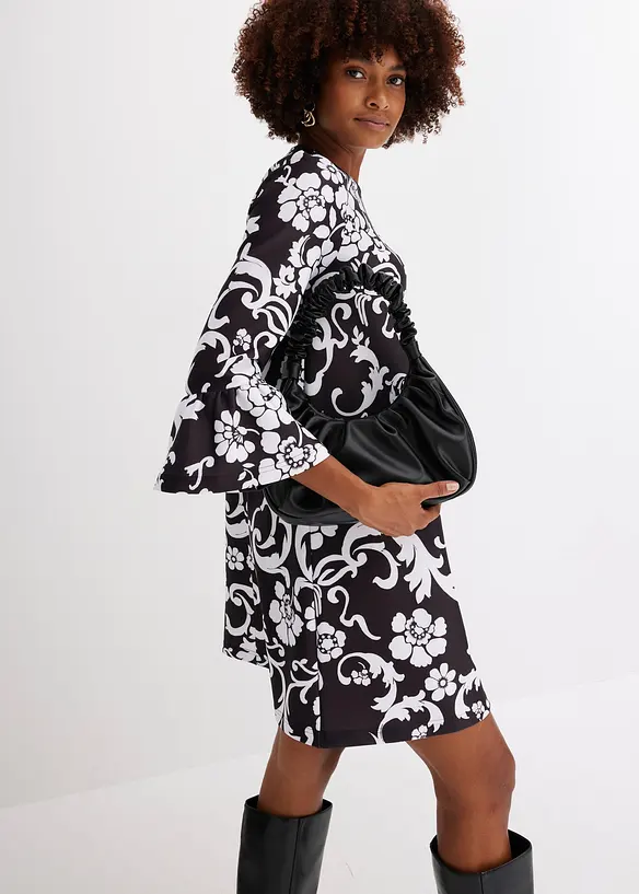 Robe courte en tissu épais effet néoprène, bonprix