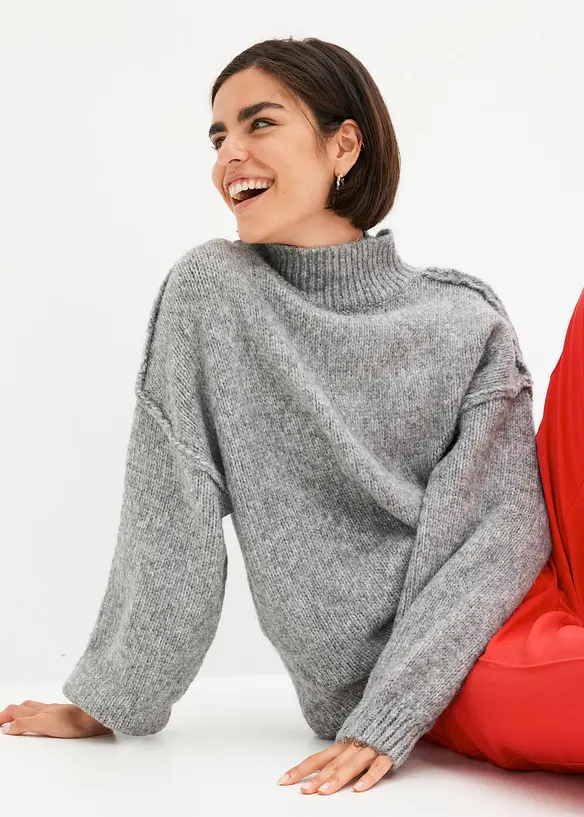 Grobstrick-Pullover, bonprix