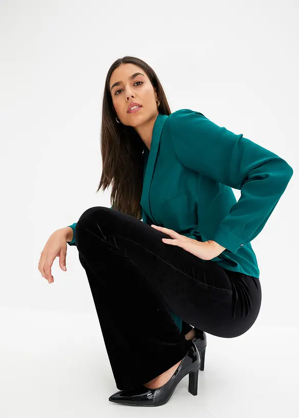 Leggings aus softem Samt, bonprix