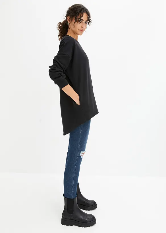 Sweat-shirt oversize 100% coton, bonprix