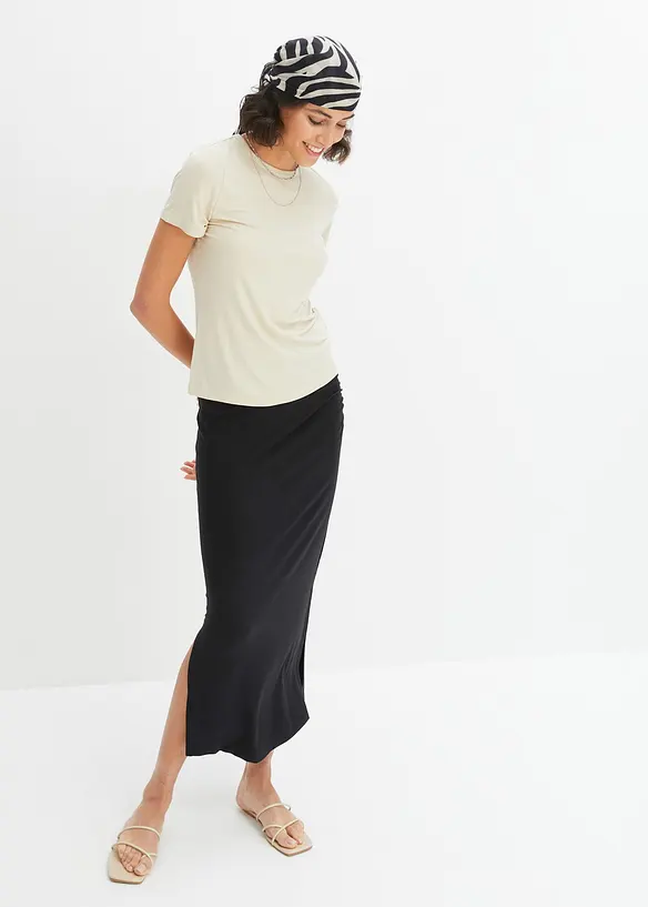 T-Shirt aus fließender Viskose, bonprix