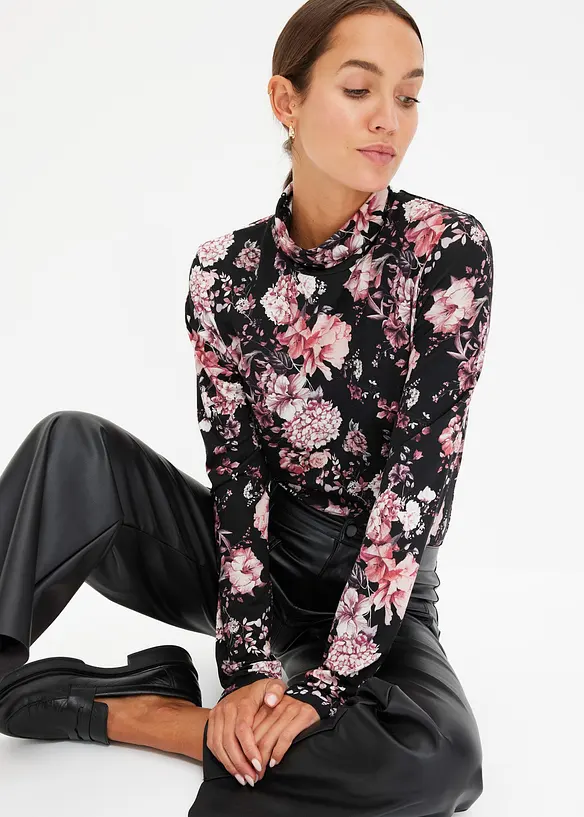 Langarmshirt aus softem Viskose-Mix, bonprix