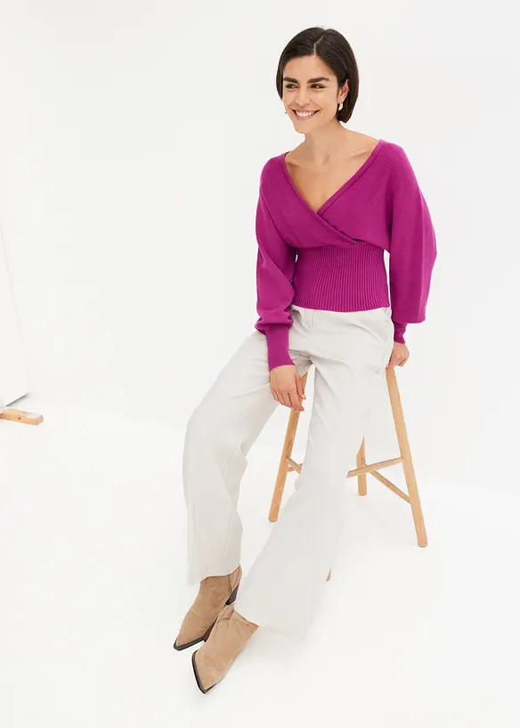 Pullover aus fließendem Viskose-Mix, bonprix