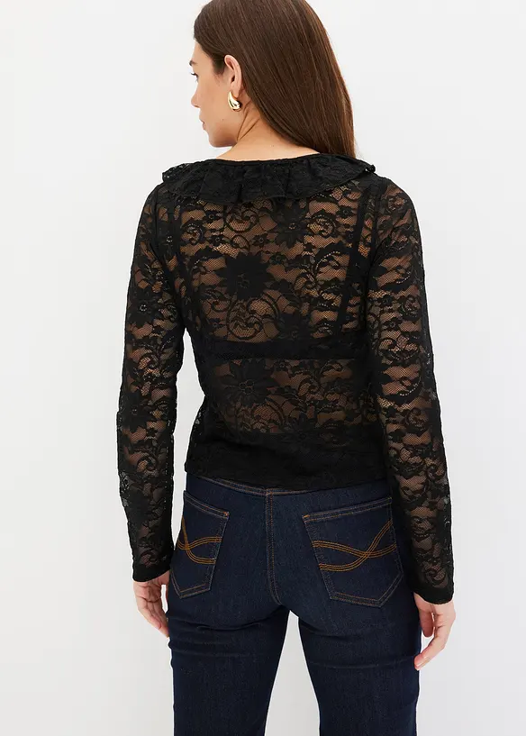 Spitzen-Bluse, bonprix