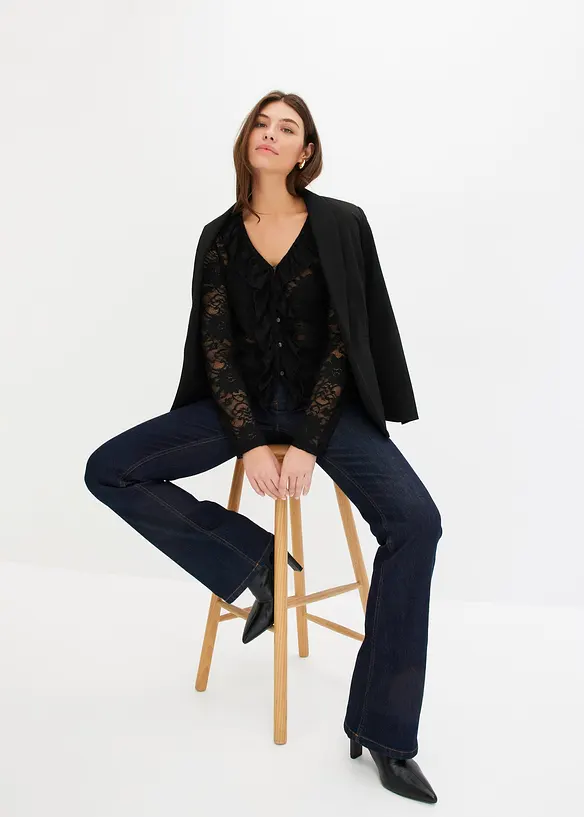 Spitzen-Bluse, bonprix