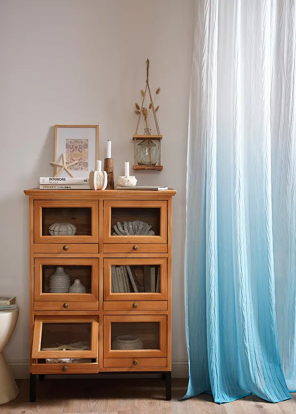 Rideau à dégradé, style froissé (1 pce), bonprix