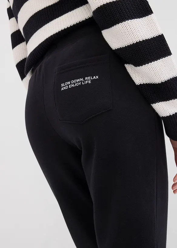 Pantalon de jogging en molleton doux, bonprix