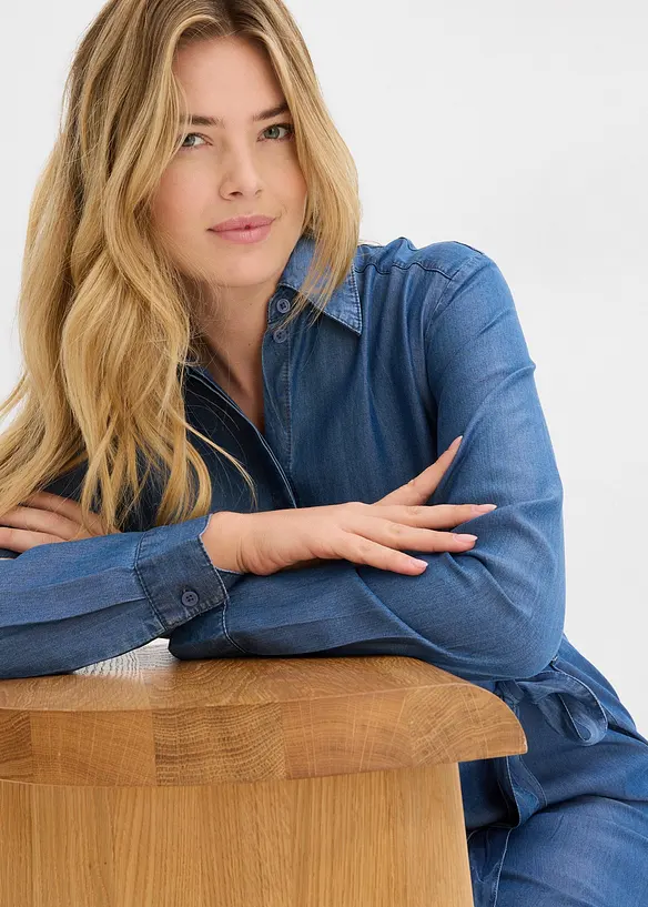 Robe en jean Lyocell, bonprix
