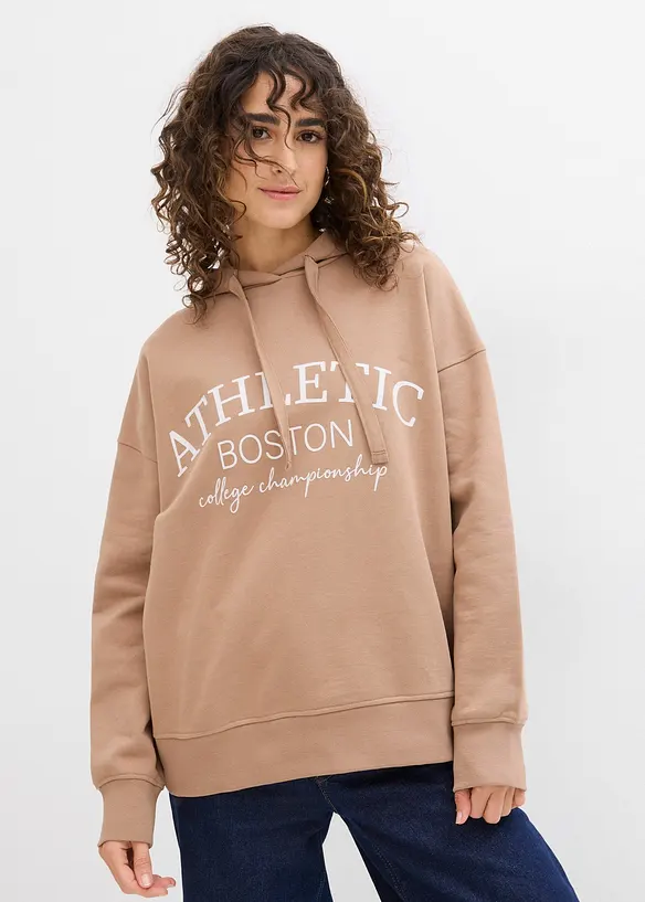 Sweat à capuche 100% coton, bonprix