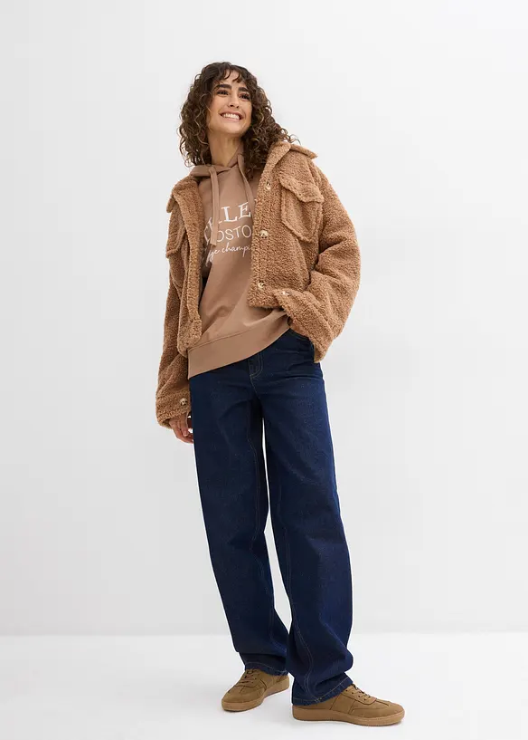 Sweat à capuche 100% coton, bonprix