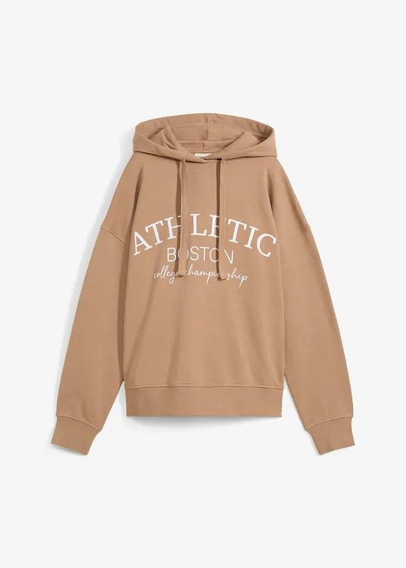 Sweat à capuche 100% coton, bonprix