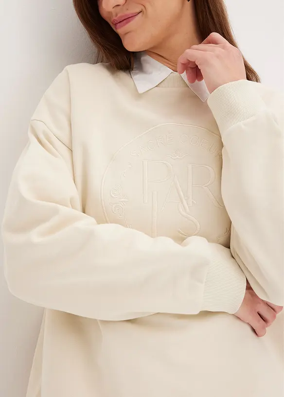 Sweat brodé, bonprix