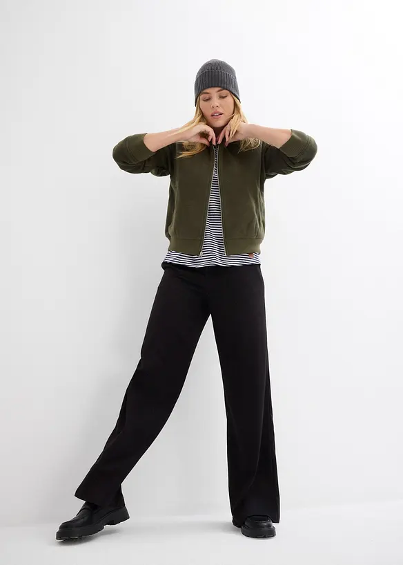 Blouson aspect laine, bonprix