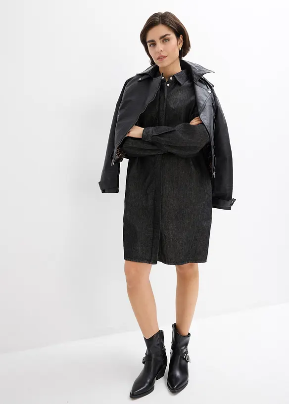 Robe en jean, oversize, bonprix
