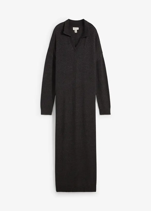 Strickkleid mit Polokragen aus Viskose-Mix, bonprix