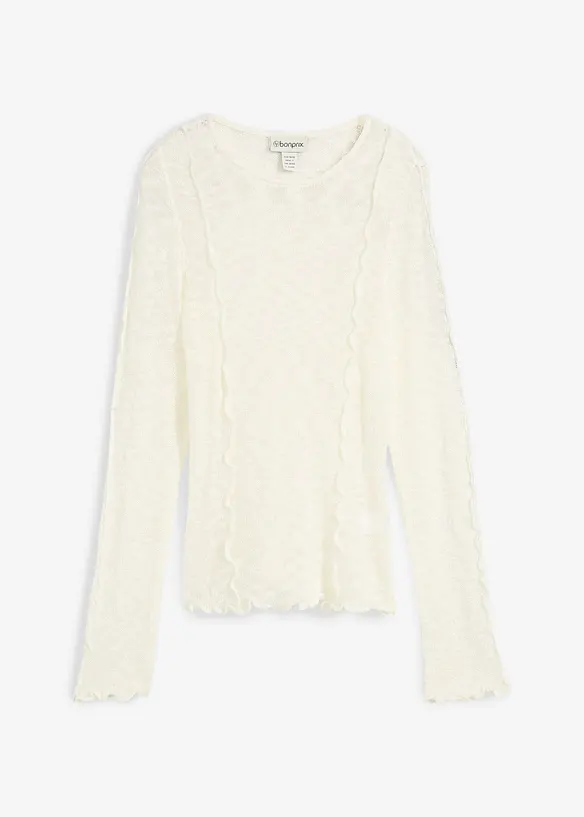 Strickshirt mit Strukturmuster, bonprix