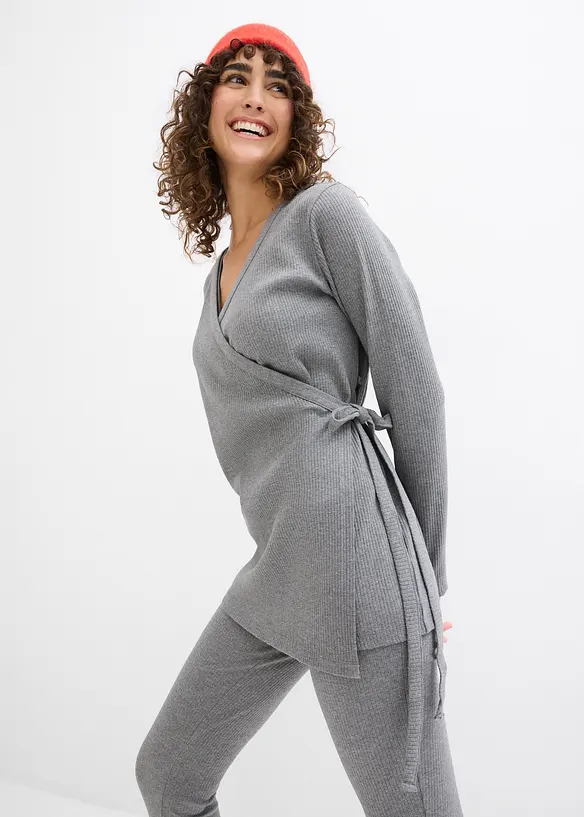 Umstands-Wickelshirt mit bequemer Leggings (2-tlg.Set), bonprix