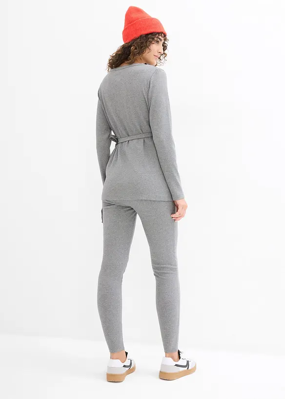 Umstands-Wickelshirt mit bequemer Leggings (2-tlg.Set), bonprix