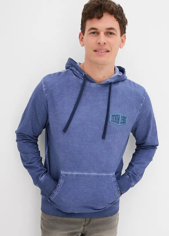 Sweat à capuche en coton, bonprix