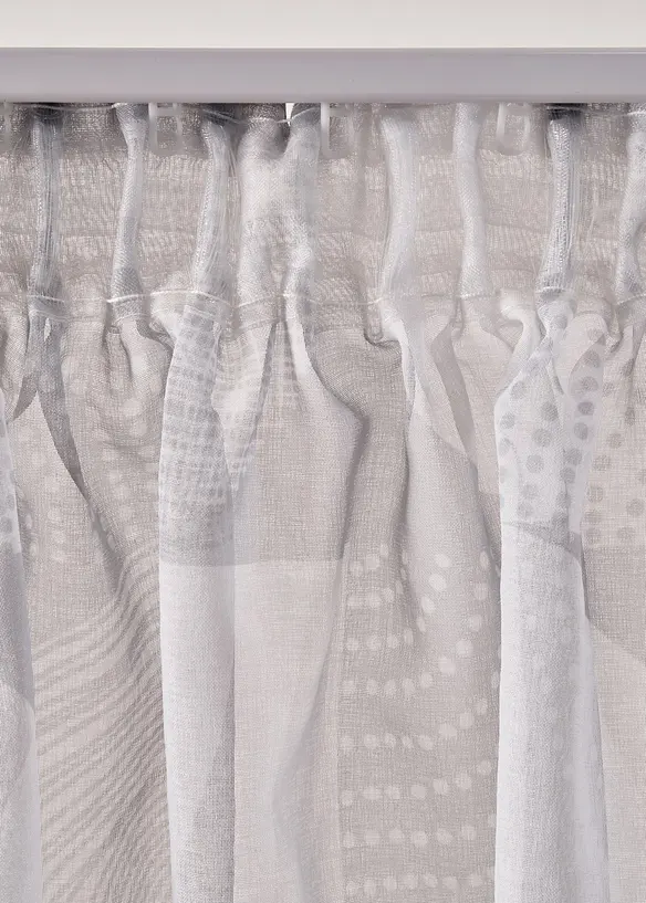 Voilage imprimé (1 pce.) avec polyester recyclé, bonprix
