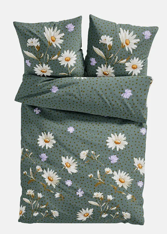 Bettwäsche mit floralem Design, bonprix