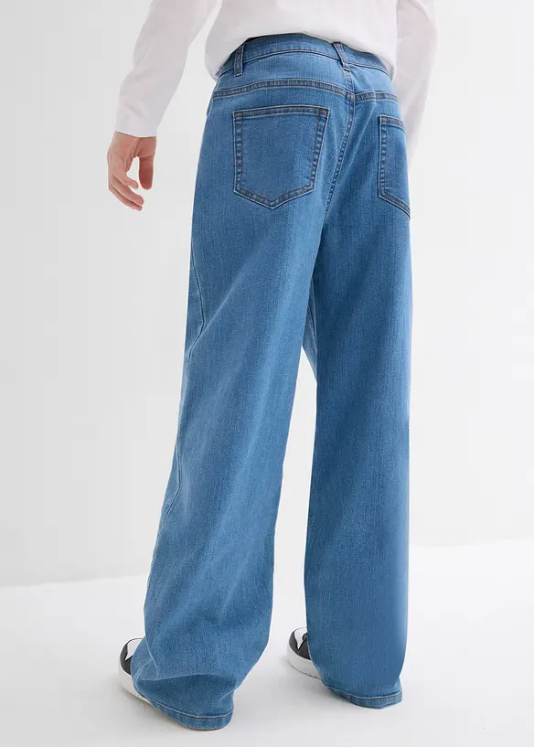 Jean droit extensible, extra loose, bonprix