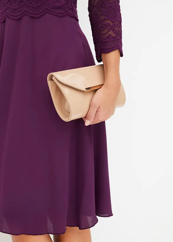 Minikleid mit Spitze, bonprix