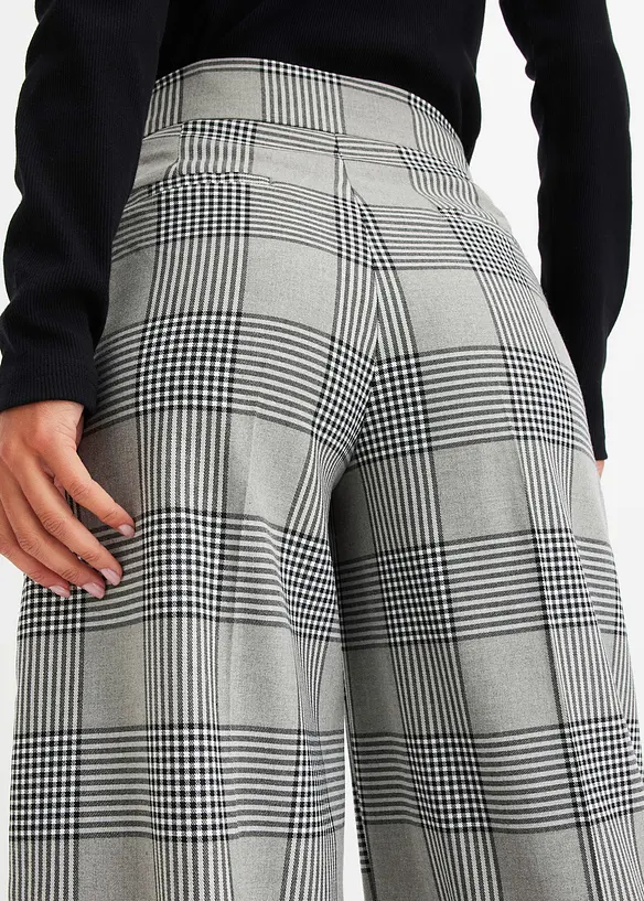 karierte Marlenehose, bonprix