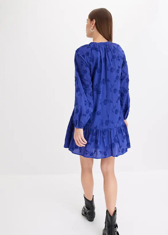 Kleid mit Blumen-Applikation, bonprix