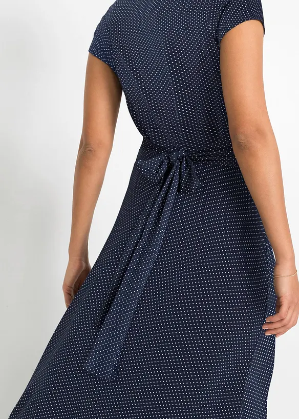 Midikleid aus Viksose-Mix, bonprix