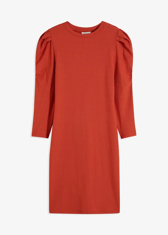 Robe en jersey côtelé, bonprix