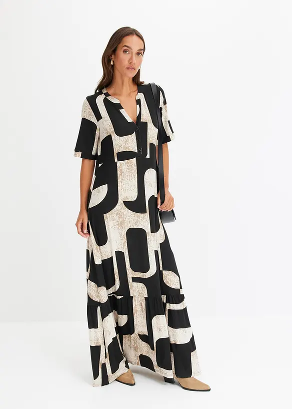 Maxikleid aus softem Viskose-Mix, bonprix