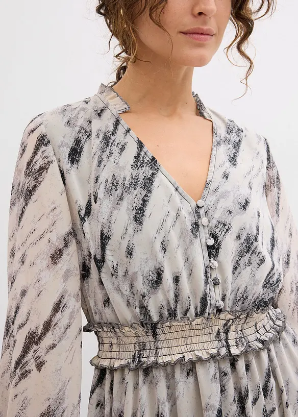 Robe en crêpe, bonprix