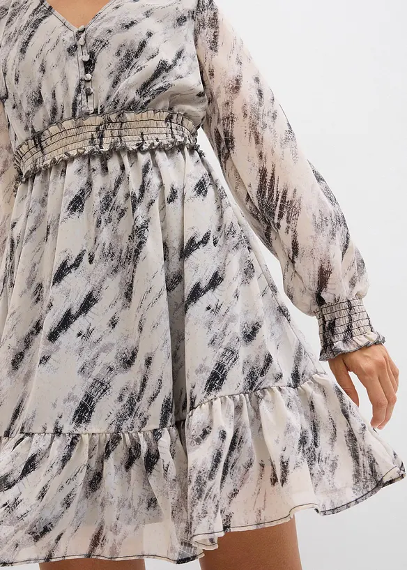 Robe en crêpe, bonprix