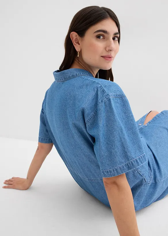 Jeanskleid, Oversized, bonprix