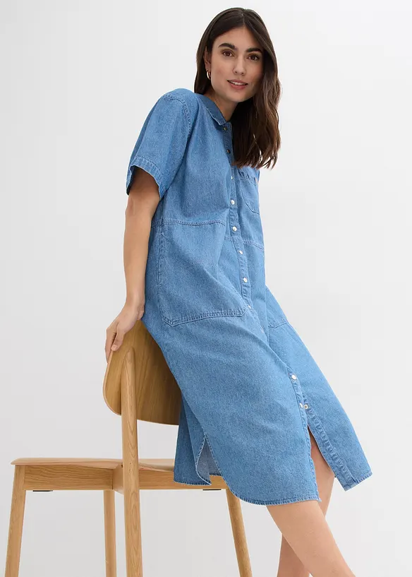 Jeanskleid, Oversized, bonprix