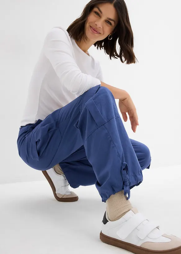 Pantalon cargo droit, bonprix