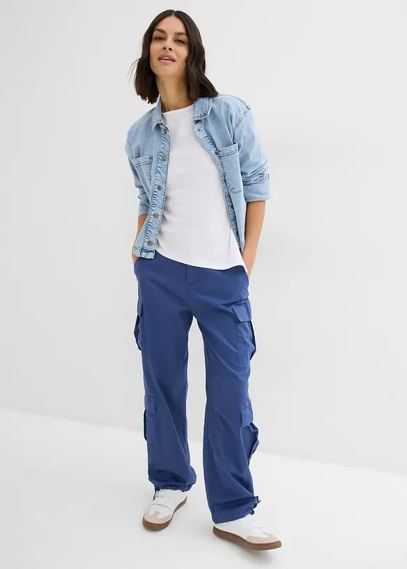 Pantalon cargo droit, bonprix