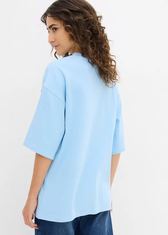 Oversize-Shirt aus reiner schwerer Bio-Baumwolle, bonprix
