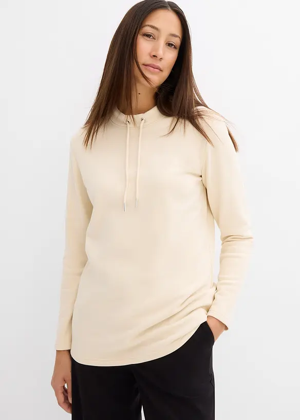 Sweatshirt mit Schlitz, bonprix