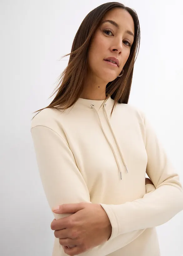 Sweatshirt mit Schlitz, bonprix