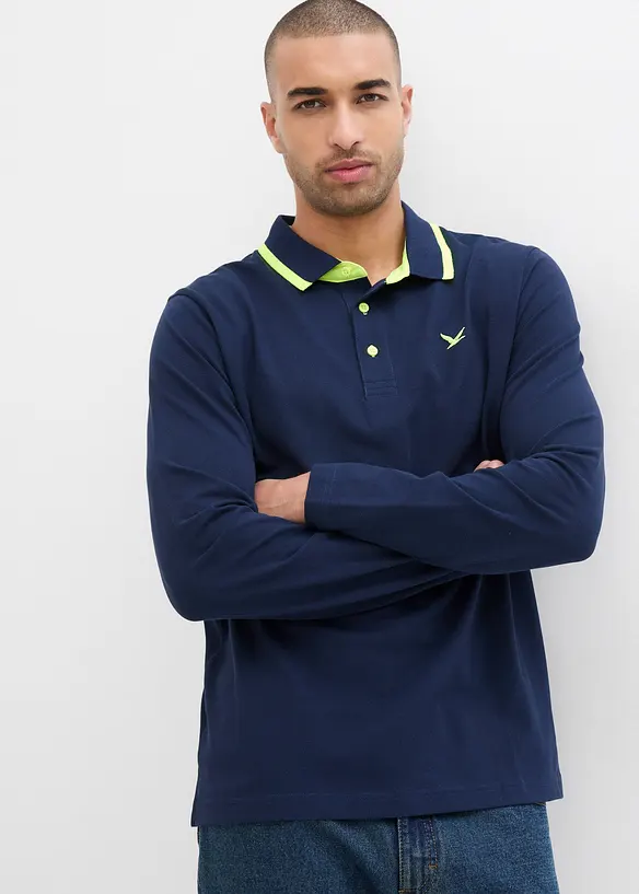 Polo en maille piquée 100% coton, bonprix