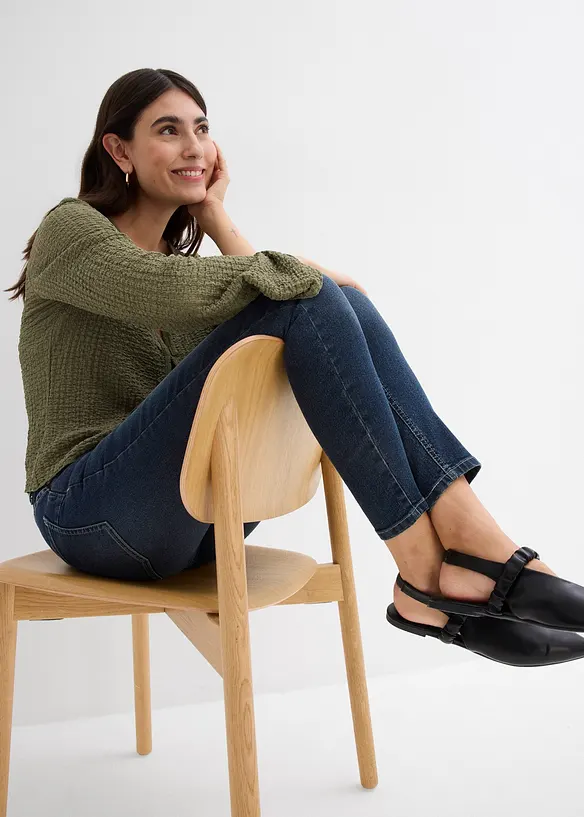 Skinny Jeans Mid Waist, Stretch, bonprix