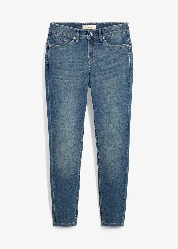 Jean skinny taille mi-haute, extensible, bonprix