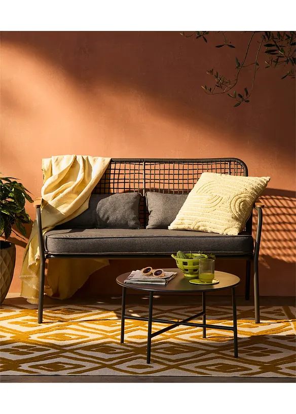 Gartenbank mit Geflecht, bonprix