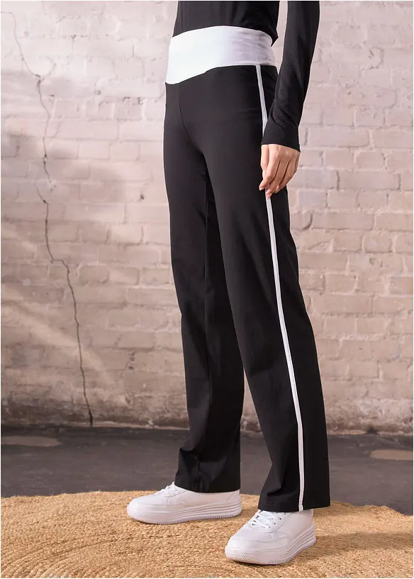 Pantalon de sport en coton extensible, bonprix