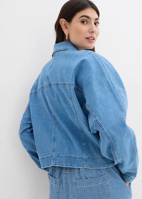 Veste courte en jean, bonprix