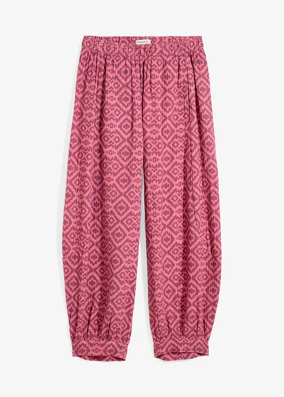 Pantalon sarouel 100% coton, bonprix